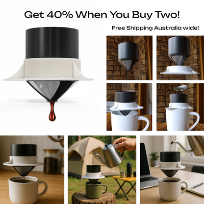 Pour Over Coffee Filter Stainless Steel Reusable