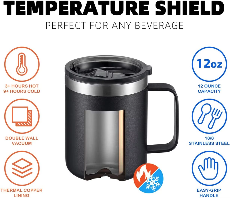Pour Over Coffee Filter & Mug Bundle Saver (Stainless Steel Reusable)